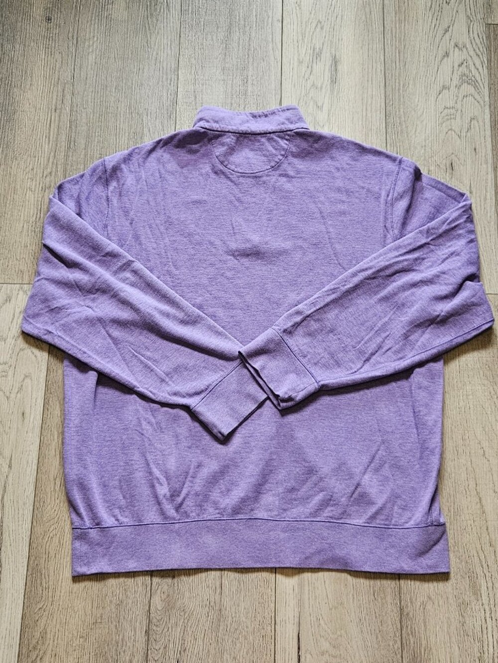 Polo Ralph Lauren Mens Size XL Performance 1/4 Zip Pullover Lavender Purple - Picture 2 of 7